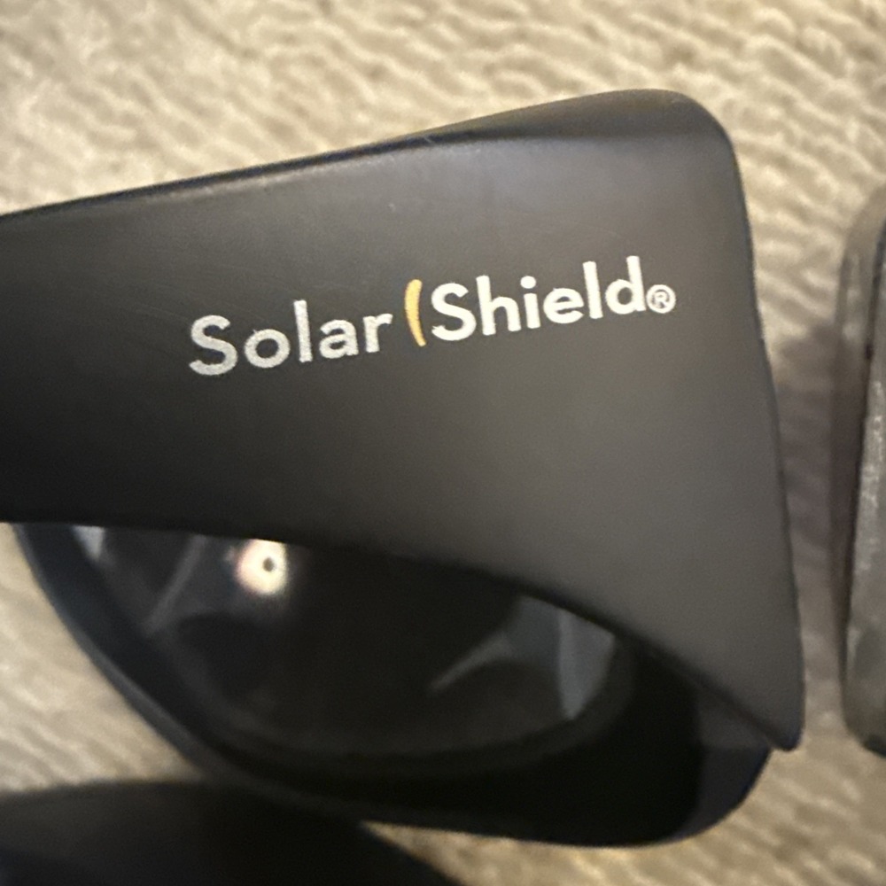 Lot of 8 SOLAR SHIELDS BLACK WRAP FIT OVERS EYE PROTECTION-All 8 pairs included - Picture 8 of 12